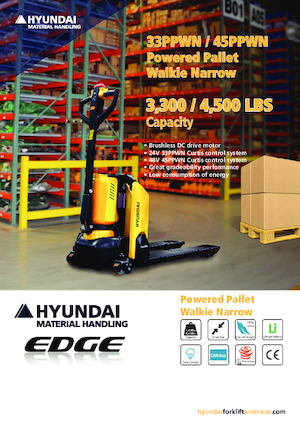 Transpalette ellectr. timon des piétons à partir du sol Hyundai 45PPWN