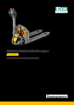 Transpalette ellectr. timon des piétons à partir du sol Jungheinrich AME 13