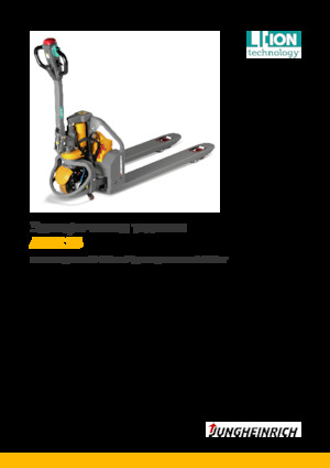 Transpalette ellectr. timon des piétons à partir du sol Jungheinrich AME 13