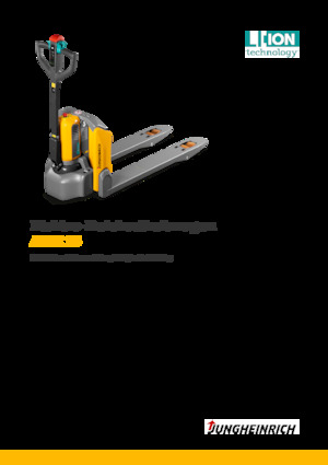 Transpalette ellectr. timon des piétons à partir du sol Jungheinrich AME 15