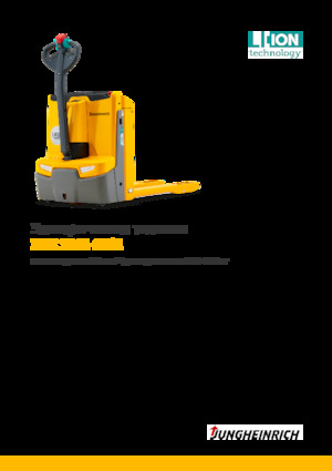 Transpalette ellectr. timon des piétons à partir du sol Jungheinrich EJE 114i