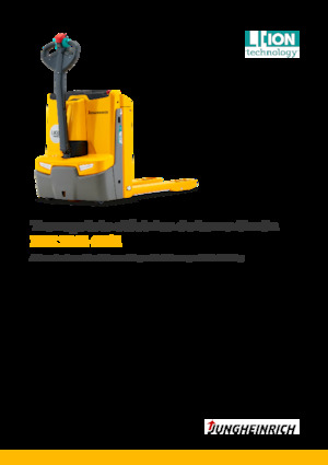 Transpalette ellectr. timon des piétons à partir du sol Jungheinrich EJE 116i