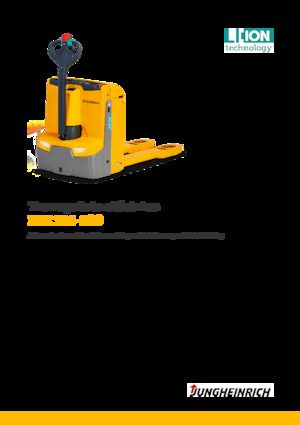 Transpalette ellectr. timon des piétons à partir du sol Jungheinrich EJE 116