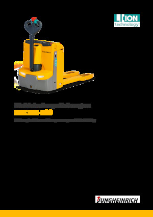 Transpalette ellectr. timon des piétons à partir du sol Jungheinrich EJE 116