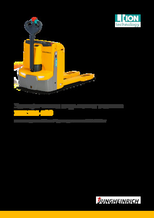 Transpalette ellectr. timon des piétons à partir du sol Jungheinrich EJE 116