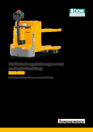 Transpalette ellectr. timon des piétons à partir du sol Jungheinrich EJE C20