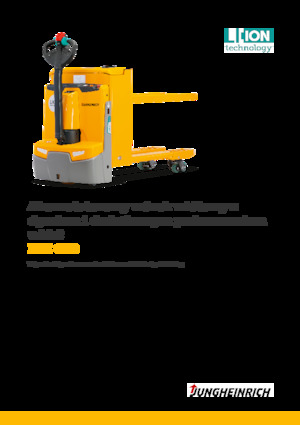 Transpalette ellectr. timon des piétons à partir du sol Jungheinrich EJE C20