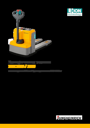 Transpalette ellectr. timon des piétons à partir du sol Jungheinrich EJE M15