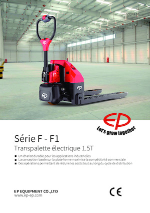 Transpalette ellectr. timon des piétons à partir du sol EP F1