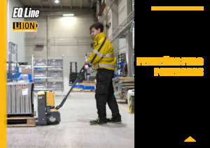 Transpalette ellectr. timon des piétons à partir du sol Caterpillar NPP20QBL