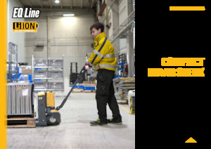 Transpalette ellectr. timon des piétons à partir du sol Caterpillar NPP20QBL