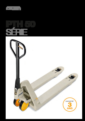 Transpalette ellectr. timon des piétons à partir du sol Crown PTH 50