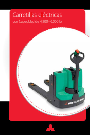 Transpalette ellectr. timon des piétons à partir du sol Mitsubishi PW23