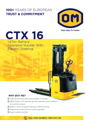 Gerbeurs à conducteur porté debout OM CTX 16