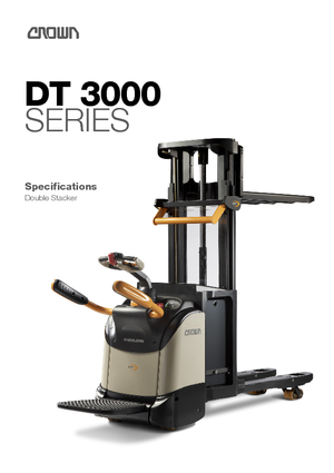 Gerbeurs à conducteur porté debout Crown DT 3040-2.0 TF