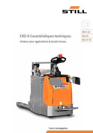 Gerbeurs à conducteur accompagnant Still EXD-SF 20