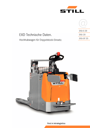 Gerbeurs à conducteur accompagnant Still EXD-SF 20