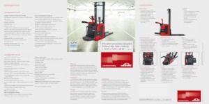 Gerbeurs à conducteur accompagnant Linde L14AP