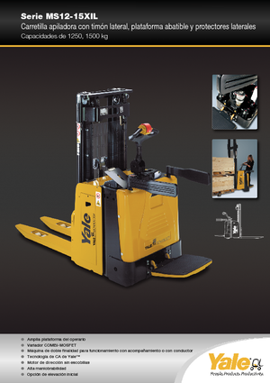 Gerbeurs à conducteur porté debout Yale MS12X