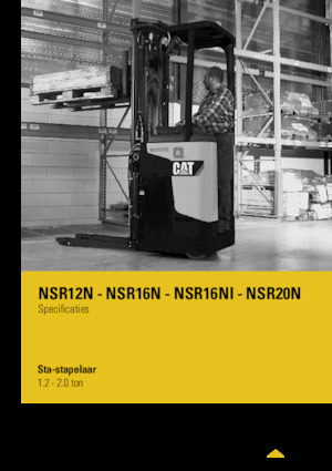 Gerbeurs à conducteur porté debout Caterpillar NSR16N