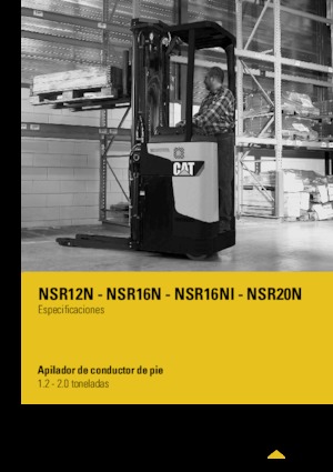 Gerbeurs à conducteur porté debout Caterpillar NSR16N