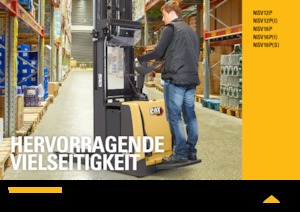 Gerbeurs à conducteur porté debout Caterpillar NSV12P(I)