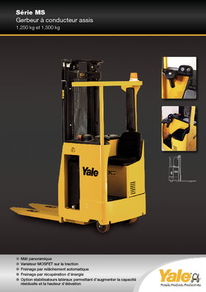 Gerbeurs à conducteur porté assis Yale MS 12 S