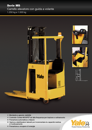 Gerbeurs à conducteur porté assis Yale MS 12 S