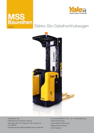 Gerbeurs à conducteur porté assis Yale MS 16 S