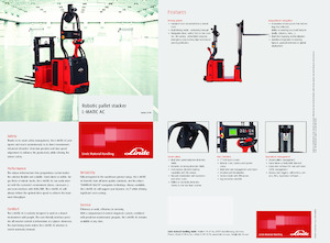 Gerbeurs à conducteur porté debout Linde L-MATIC AC