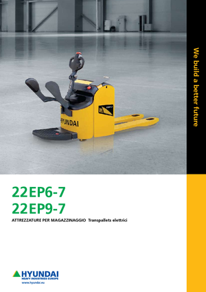 Transpalettes à conducteur debout Hyundai 22 EB 9-7