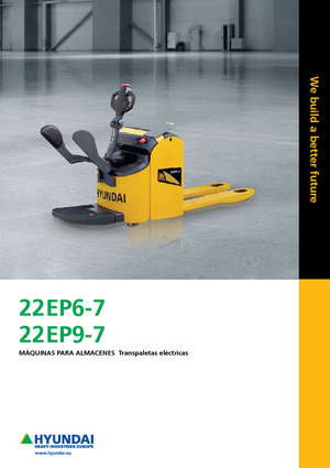 Transpalettes à conducteur debout Hyundai 22 EB 9-7