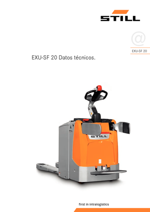 Transpalette ellectr. timon des piétons à partir du sol Still EXU-SF 20