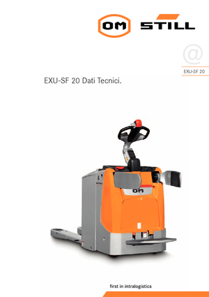 Transpalette ellectr. timon des piétons à partir du sol Still EXU-SF 20