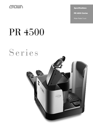 Transpalettes à conducteur debout Crown PR 4500-3.0