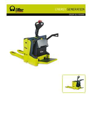 Transpalettes à conducteur debout PRAMAC Lifter QX 20 P