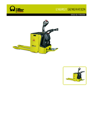 Transpalettes à conducteur debout PRAMAC Lifter QX 22