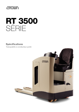 Transpalettes à conducteur debout Crown RT 3510-2.0