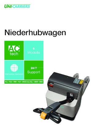 Transpalettes à conducteur porté assis UniCarriers Ergo XLL 200