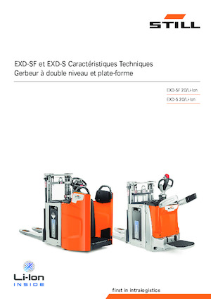 Gerbeurs à conducteur accompagnant Still EXD-SF 20