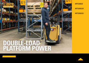 Transpalettes à conducteur debout Caterpillar NPV20N3D