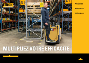 Transpalettes à conducteur debout Caterpillar NPV20N3D