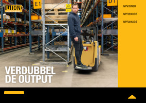 Transpalettes à conducteur debout Caterpillar NPV20N3D