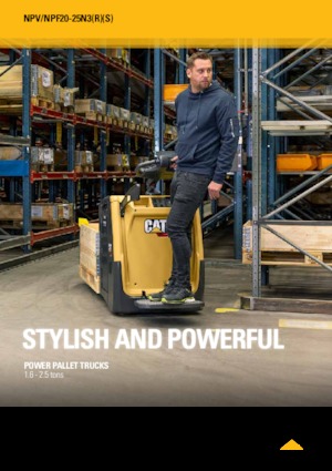 Transpalettes à conducteur debout Caterpillar NPF20N3S