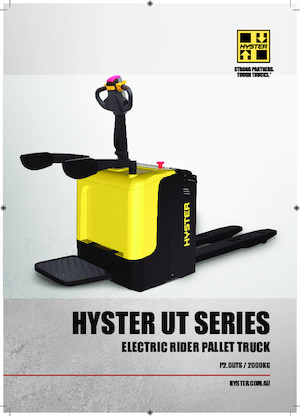 Transpalettes à conducteur debout Hyster P2.0UTS