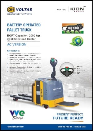 Transpalettes à conducteur debout OM VVE BOPT 2T