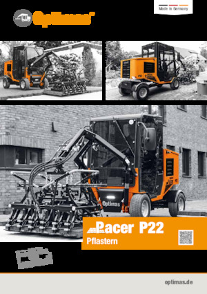 Machines de pose de pavés Optimas Pacer P 22