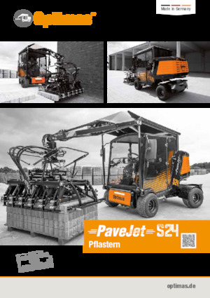 Machines de pose de pavés Optimas PaveJet  S 24