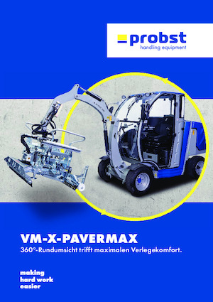 Machines de pose de pavés Probst VM-X-PAVERMAX comfort