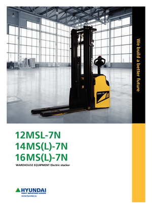 Gerbeurs à conducteur accompagnant Hyundai 16 MS 7 N